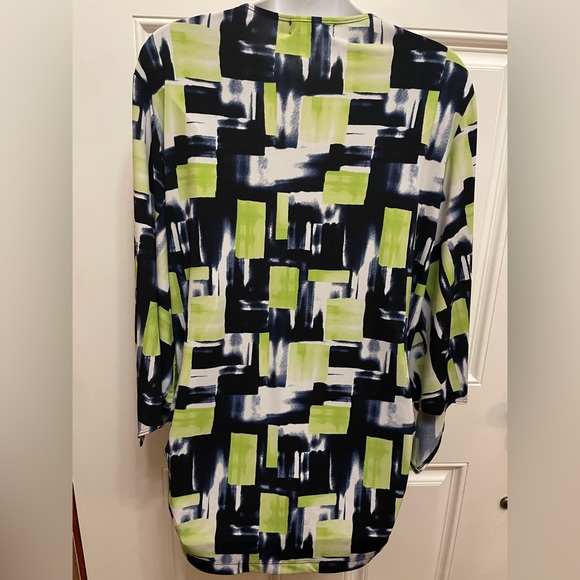 Picadilly - Flutter Sleeve - Tunic Top Women’s Sz L - Picture 4 of 7